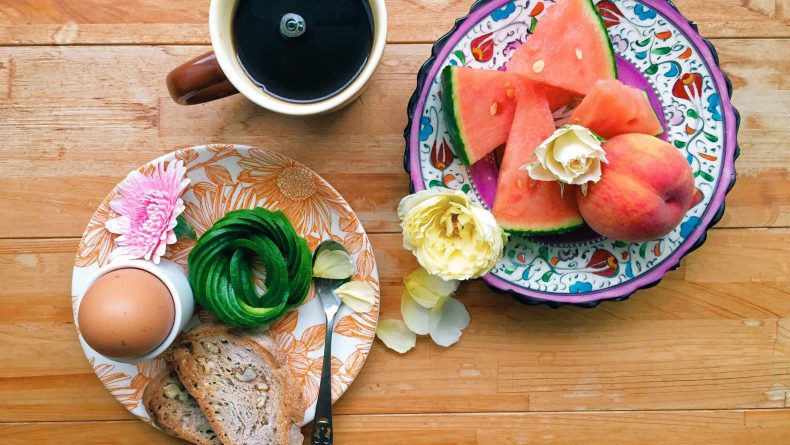 The Importance of Food Presentation Breakfast of avocado toast and watermelon beautifully presented