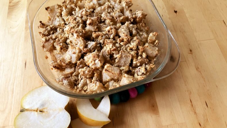 Asian Pear Crisp 2 - Recipe - Crumbly Asian Pear Crisp