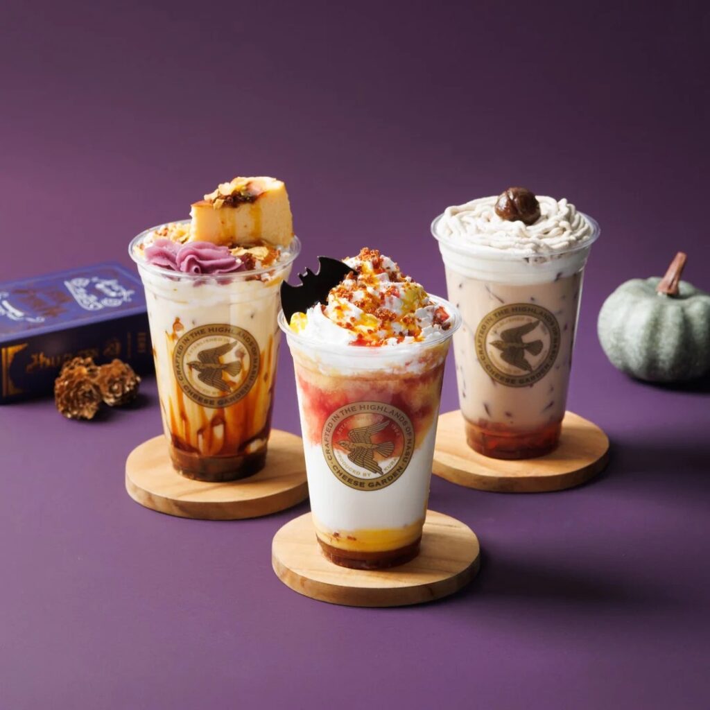 Halloween Food Drink Japan Cheese Garden Halloween Sweets Drinks