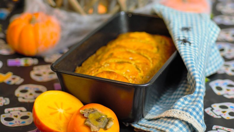 Kaki Recipe: Halloween Persimmon Fruit Cake
