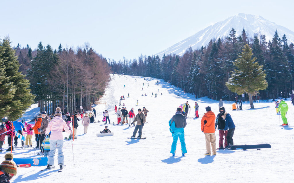 ski resort in japan