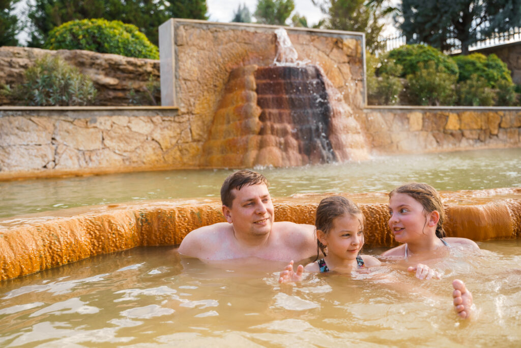 Onsen with family
