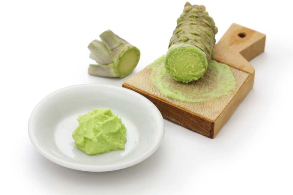 japanese condiment for sushi and sashimi