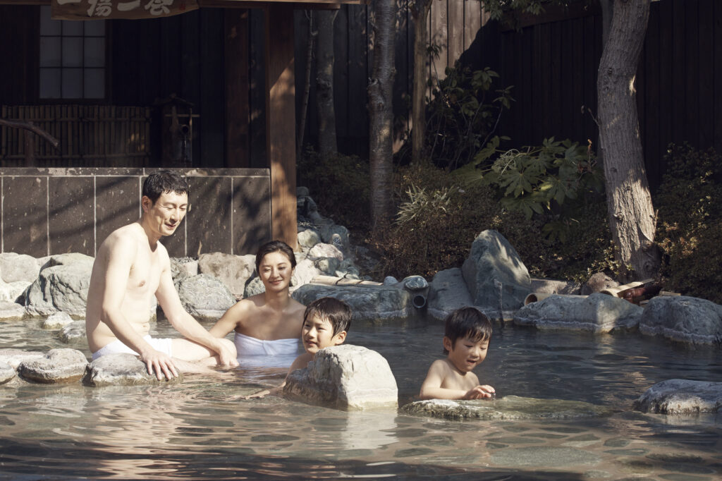 Onsen in Japan with family
