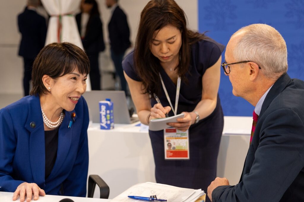 Sir Patrick Vallance, Minister of State (Minister for Science) meets with Minister Sanae Takaichi of Japan.