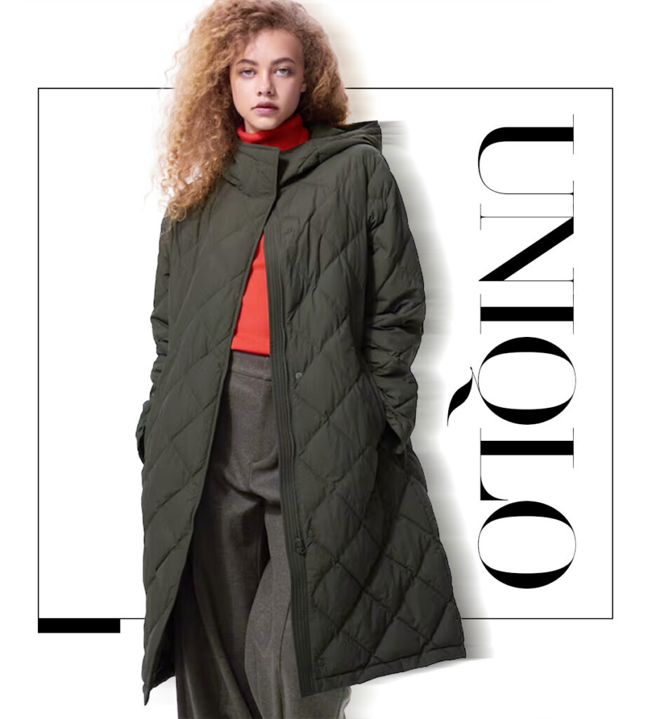 Puff Tech Long Coat Relaxed Fit by Uniqlo